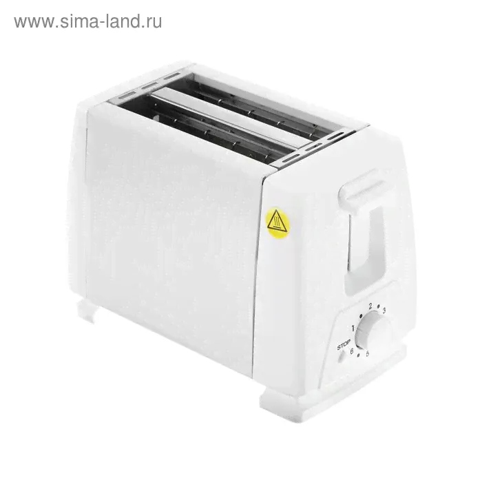 Тостер Irit IR-5100, 650 Вт, 6 режимов прожарки, 2 тоста, белый